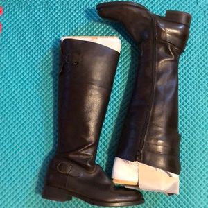 ❤️❤️ ALDO Adjustable Brown calf height boots sz 8